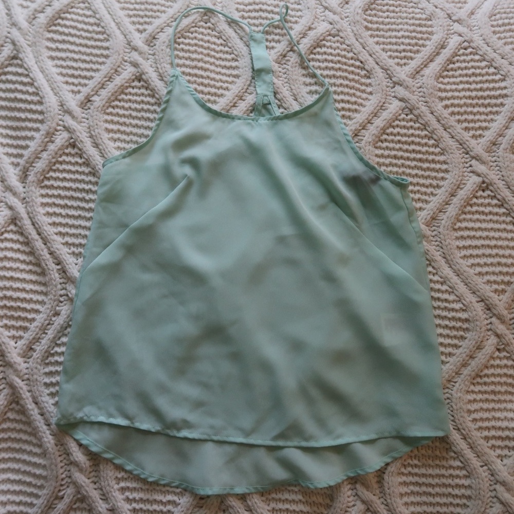 Sheer tank top